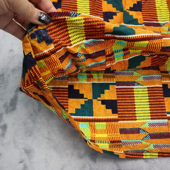 Lapogee Dress Womens 2X Orange Casual Half Bell Sleeve A-Line Scarf Set - Picture 5 of 16